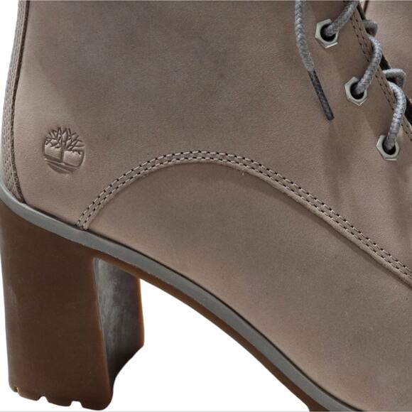 Timberland Women's‎ Allington Lace-Up 6-Inch Boots Beige and Green Suede Boots 9 - Picture 7 of 9